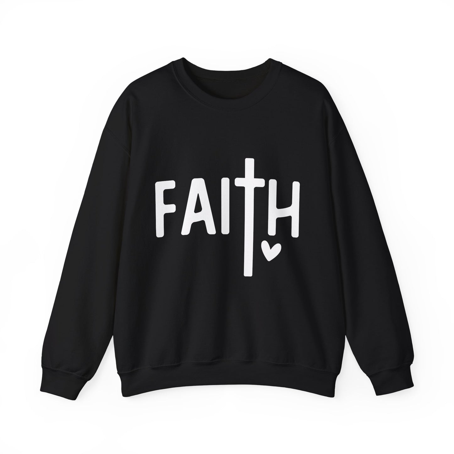 Faith : Womens Heavy Blend™ Crewneck Sweatshirt