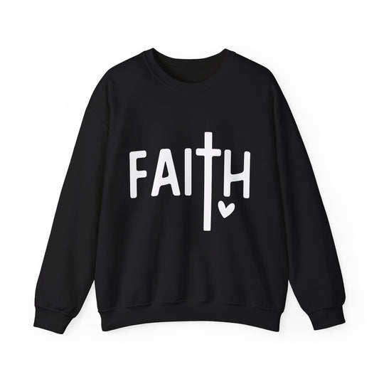 Faith : Womens Heavy Blend™ Crewneck Sweatshirt