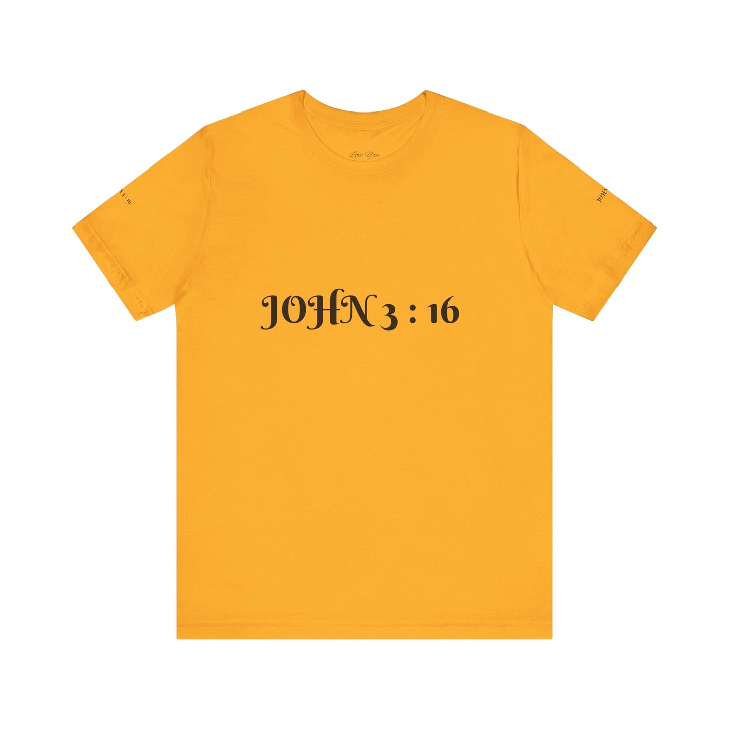 John 3:16 Unisex Jersey Short Sleeve Tee