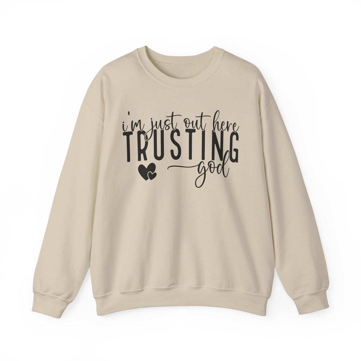 Trusting… Womens Heavy Blend™ Crewneck Sweatshirt