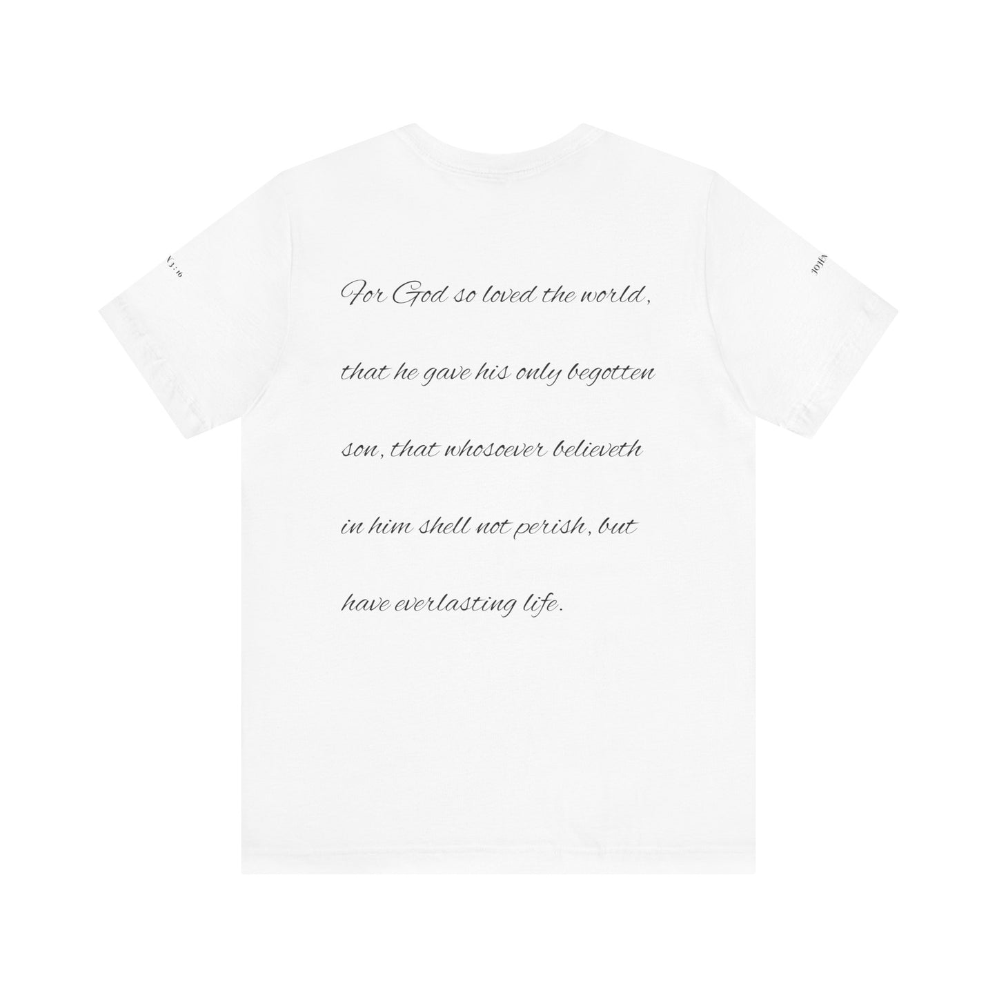 John 3:16 Unisex Jersey Short Sleeve Tee