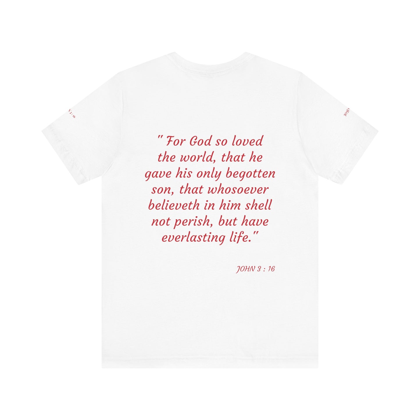 John 3:16 Unisex Jersey Short Sleeve Tee