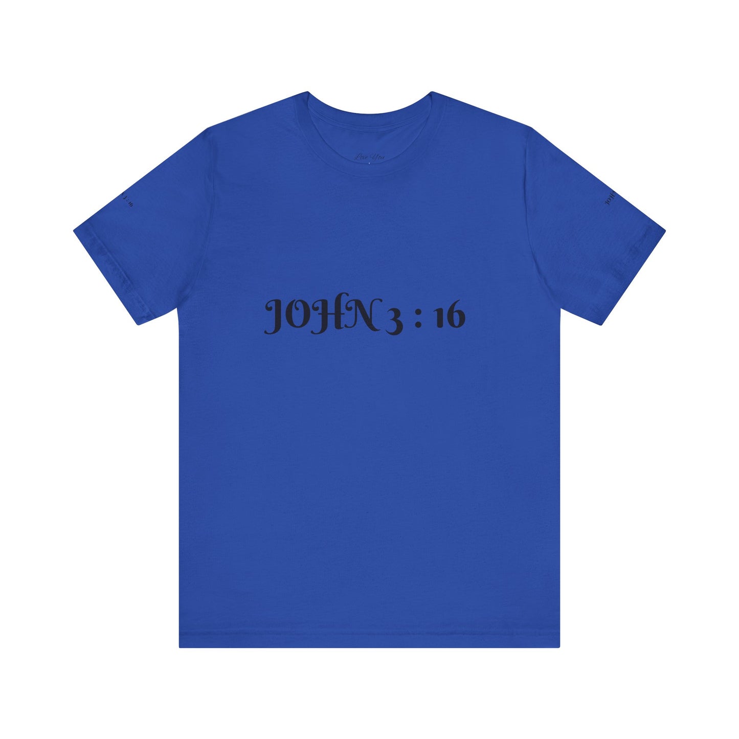 John 3:16 Unisex Jersey Short Sleeve Tee