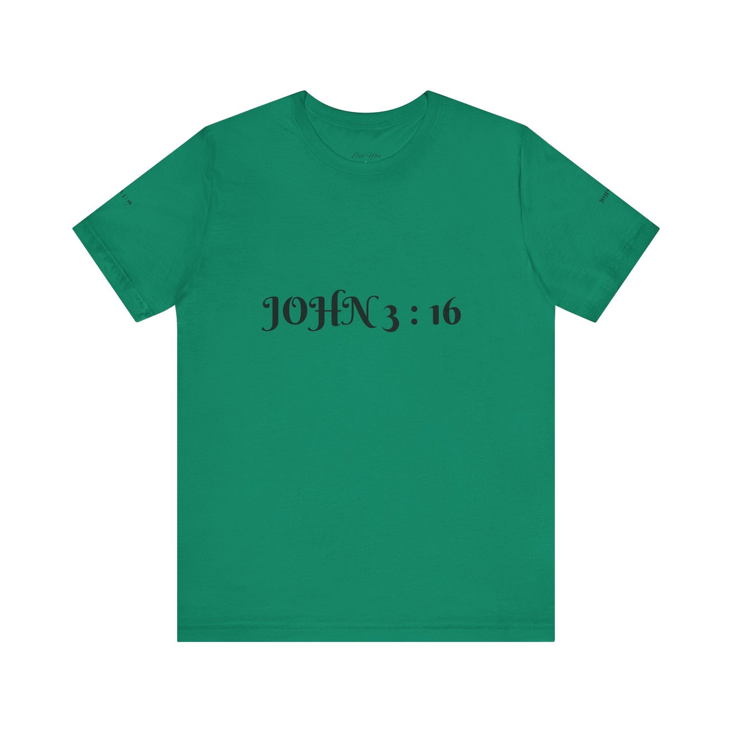 John 3:16 Unisex Jersey Short Sleeve Tee