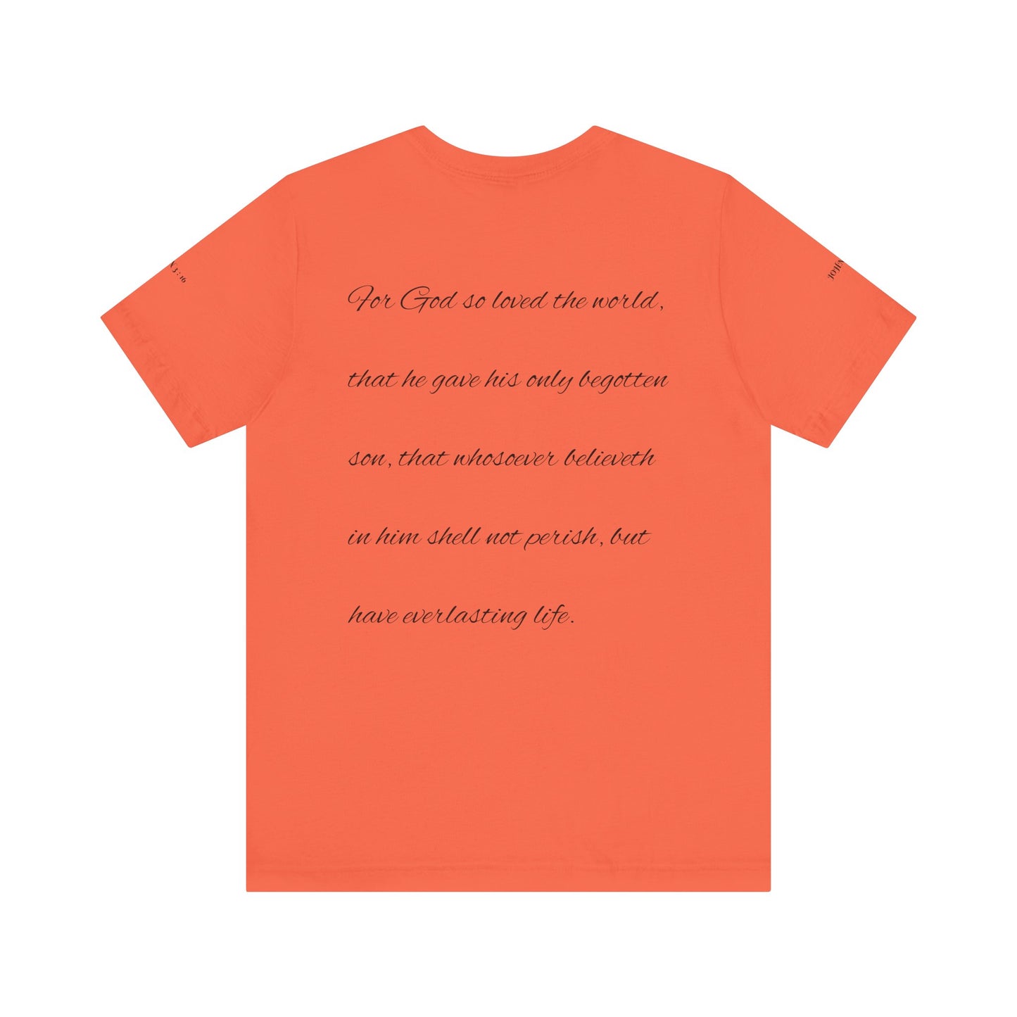 John 3:16 Unisex Jersey Short Sleeve Tee